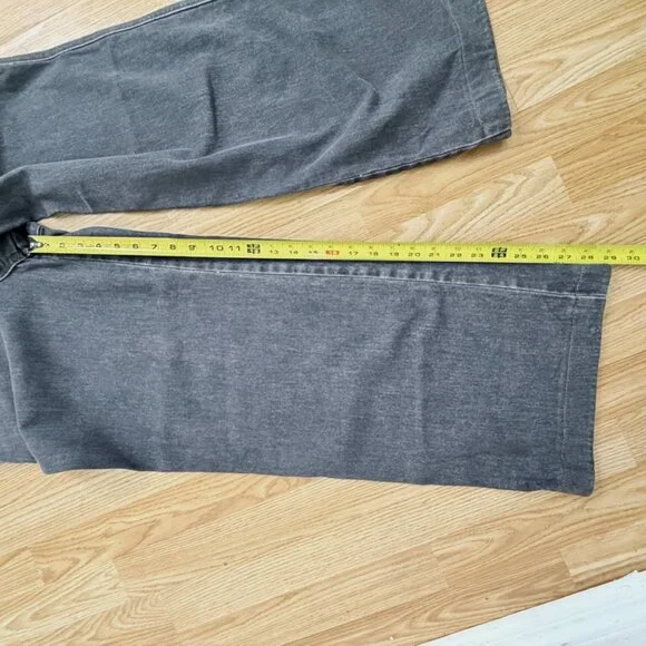 Democracy High Rise Wide Leg Jeans Womens Size 12 Charcoal Denim - Picture 4 of 8
